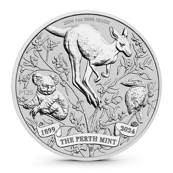オーストラリア　the perth mint コイン　記念コイン Australien 100$ 2024 1 oz Gold Coin The Perth Mint - 125th