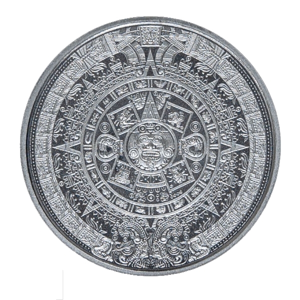 エジプト　1ポンド硬貨10枚（ファラオの秘宝）ブリリアントアンサーキューレート Buy 1/10 oz Silver Round | Aztec Calendar (BU) | Monument Metals