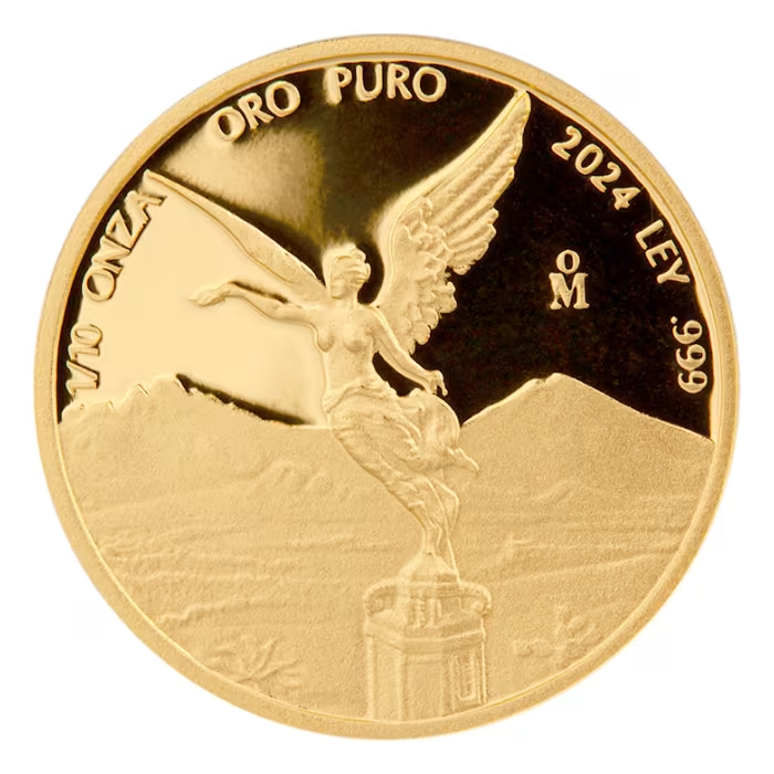 Buy the 2024 1/10 Oz Mexican Proof Gold Libertad | Monument Metals