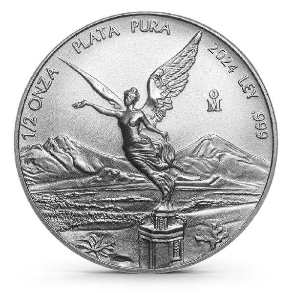 Buy the 2024 1/2 Oz Mexican Silver Libertad Coin (BU