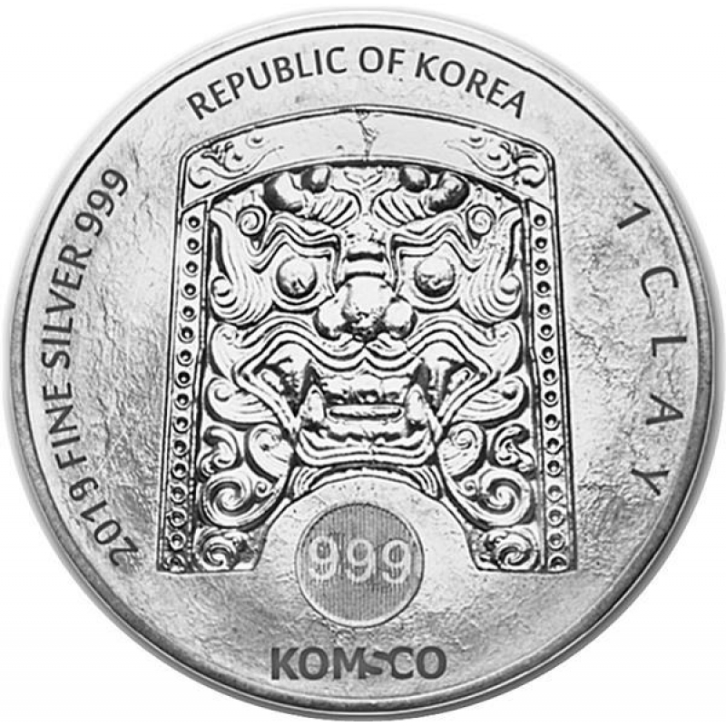 Buy 2019 South Korea 1 Oz Silver ZI:SIN Scrofa (BU