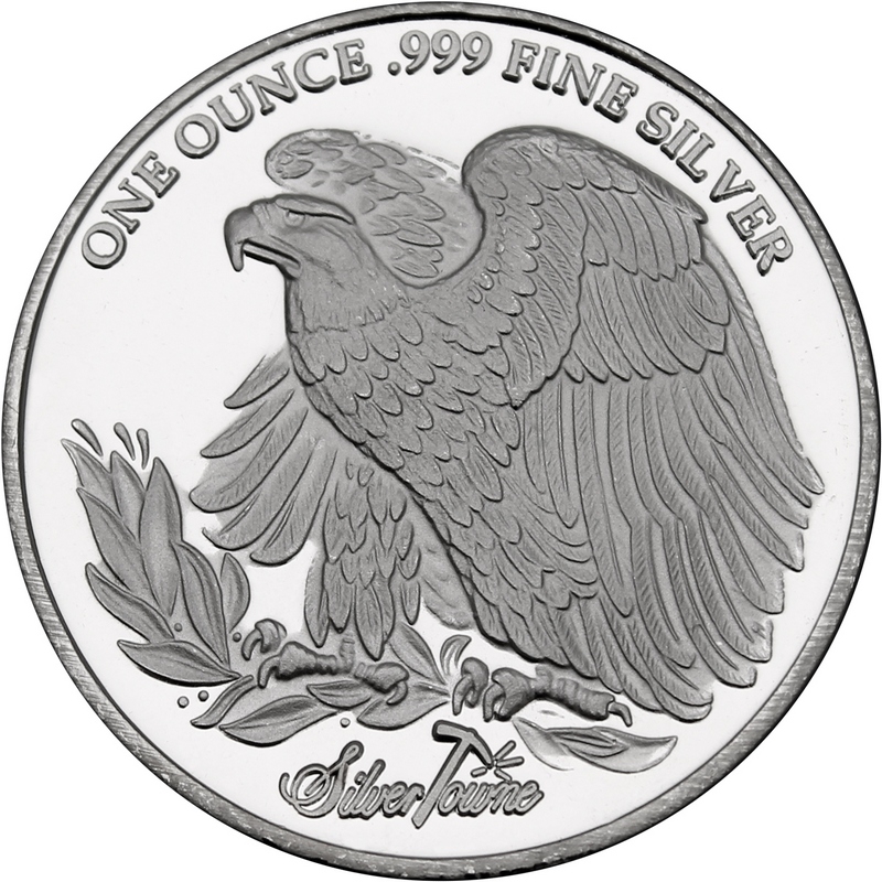 Buy the SilverTowne Saint Gaudens Replica 1 Oz Silver Medallion