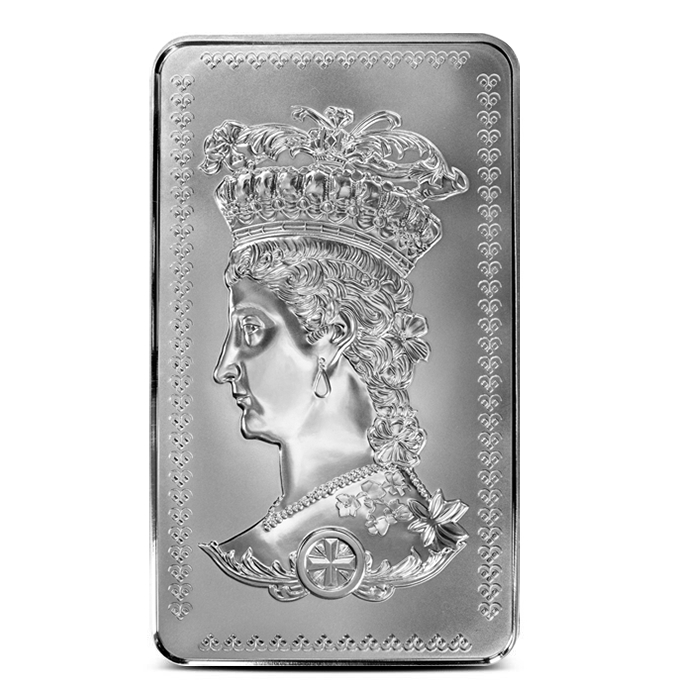 Buy the 2024 100 Oz Gothic Crown .999 Silver Bar (New) Online