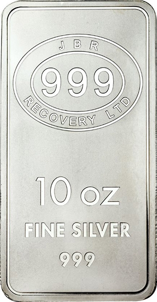 Buy the 10 Oz JBR Silver Bar (New) | Monument Metals - Monument Metals