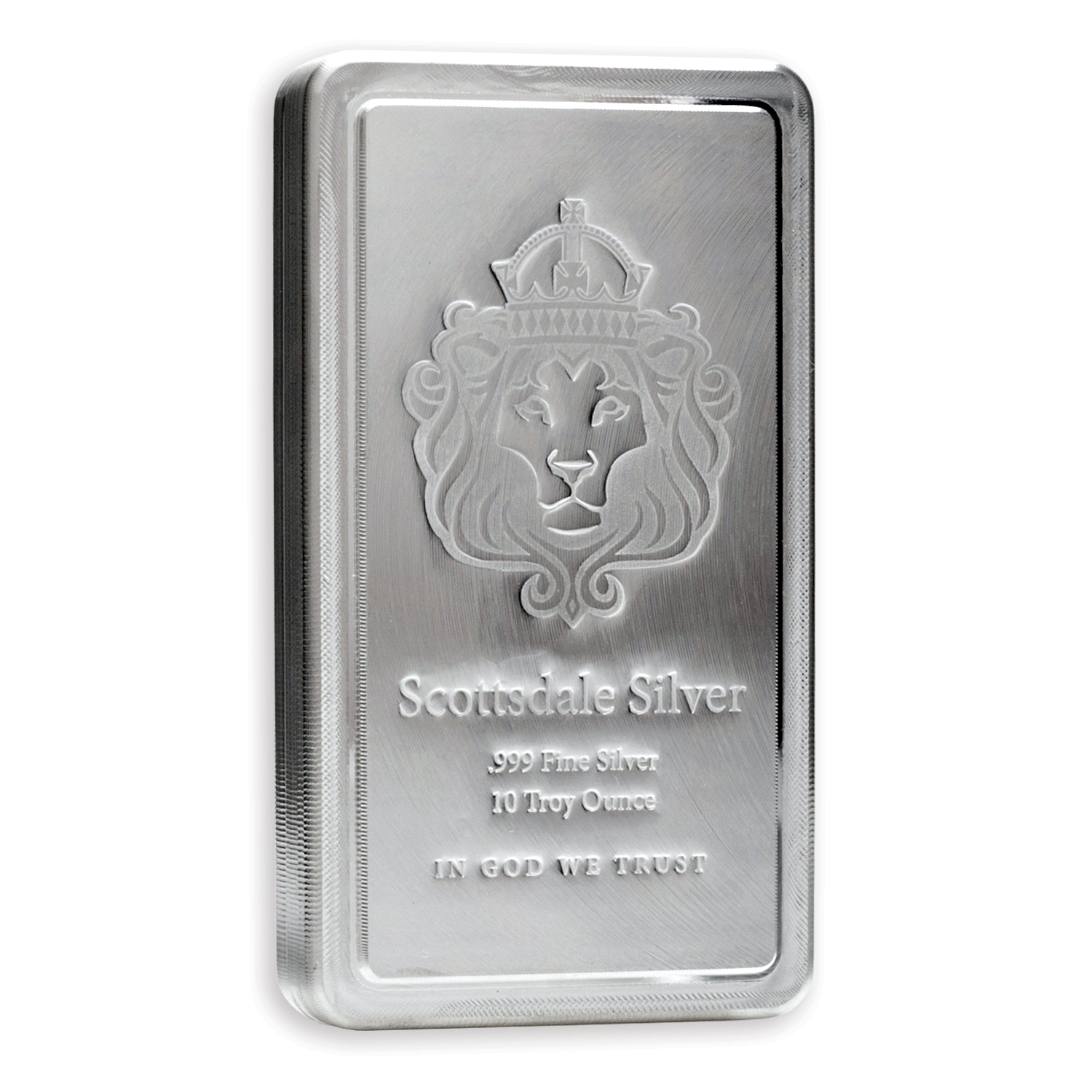Buy the Scottsdale Mint 10 Oz Silver Stacker Bar | Monument Metals