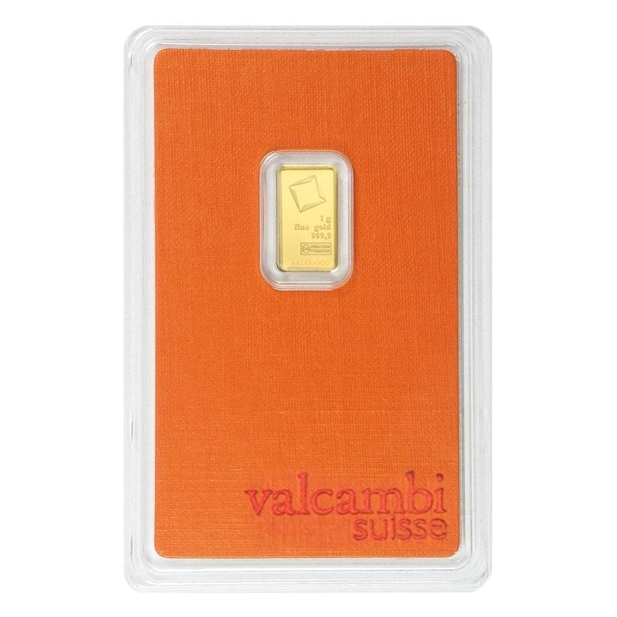 Buy the Valcambi 1 Gram Gold Bar (In Assay) | Monument Metals