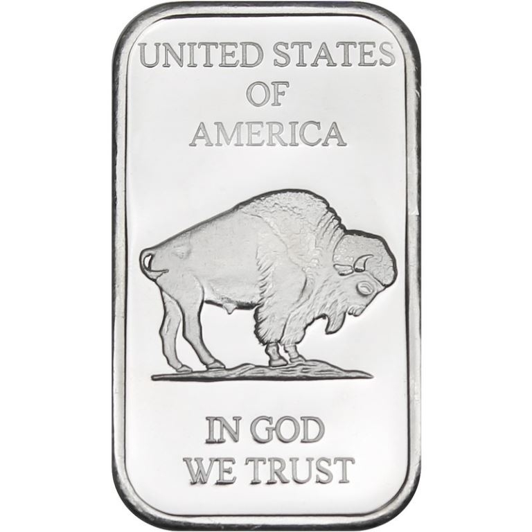 BUFFALO Invest in .999 fine silver with the 5oz. Silver Buffalo Bar