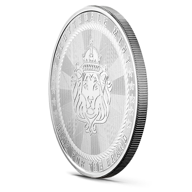 Scottsdale Mint 「リザーブ」 1オンス銀貨 2024 Carving Time 1 oz Silver Halloween Color Bar