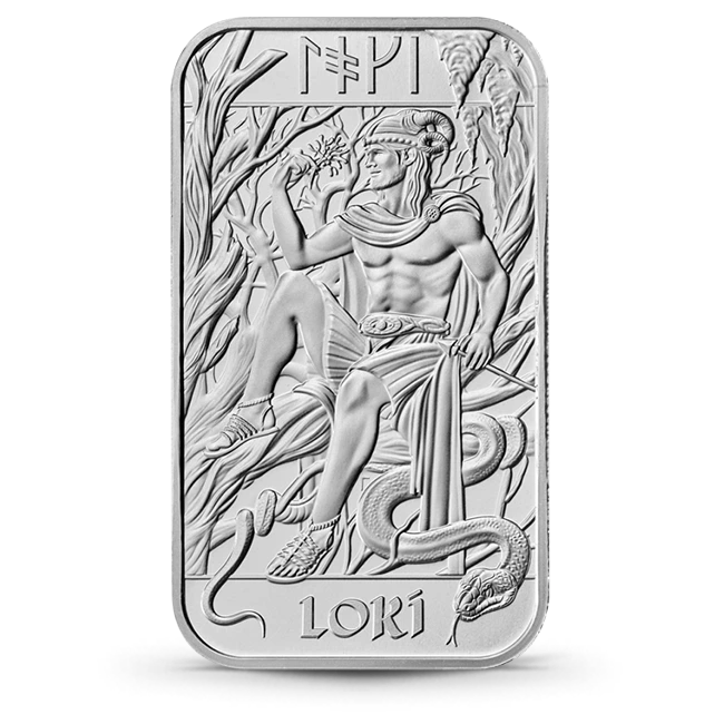 Buy the 1 Oz Royal Mint Great Britain Norse Gods - Loki .9999