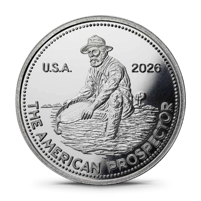 Buy 1 oz Silver Round - 2026 Revived Engelhard Prospector