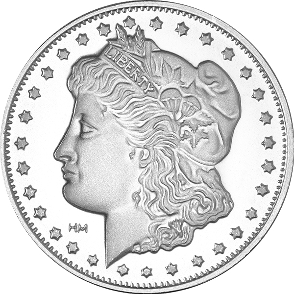 Buy the Highland Mint (HM) 1 Oz Morgan Design Silver Round