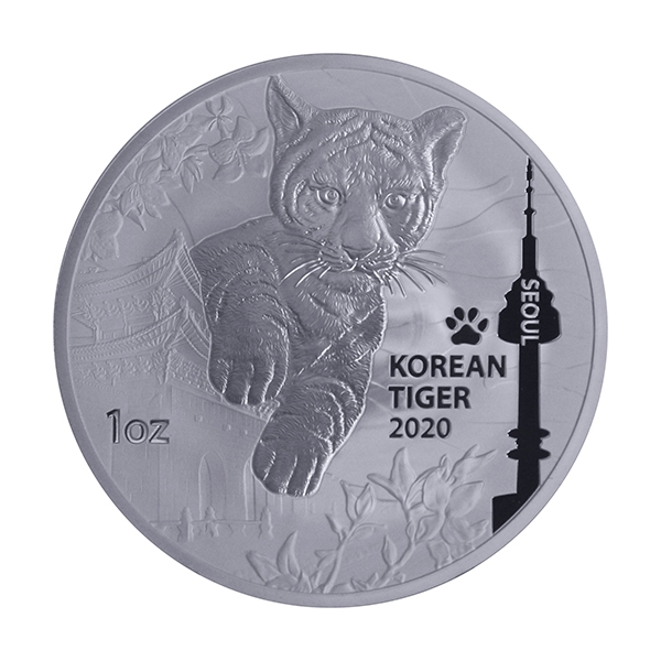 Buy the 2020 South Korea 1 Oz Silver Tiger (BU) | Monument Metals