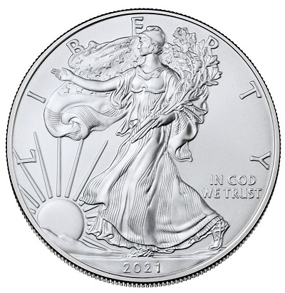 Buy the 2021 (San Francisco Mint) Type 2 American Silver Eagle