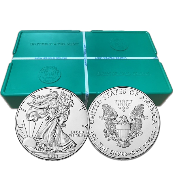 Buy the 2021 (S Mint) American Silver Eagle Monster Box of 500