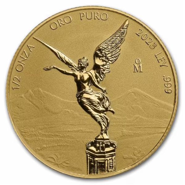 2023 エルドリッチ・ゴールデン・ロード GEM MT 2023 1/2 Oz Mexican Gold Libertad Coin Reverse Proof - Monument Metals