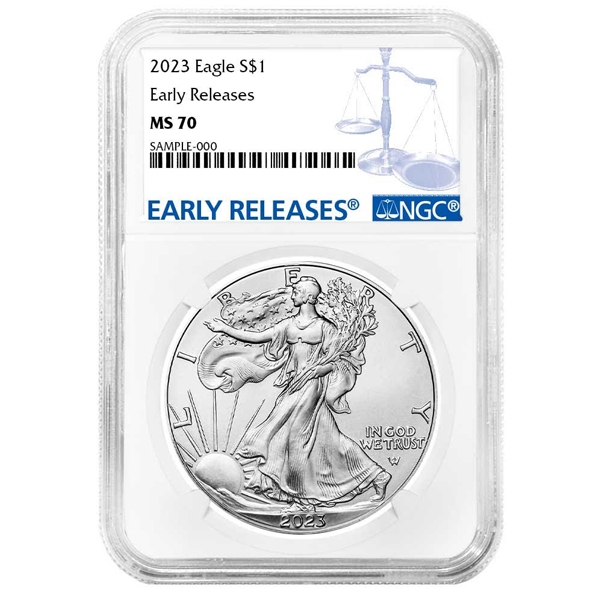 Buy 2023 1 Oz American Silver Eagle NGC MS70 Early Releases