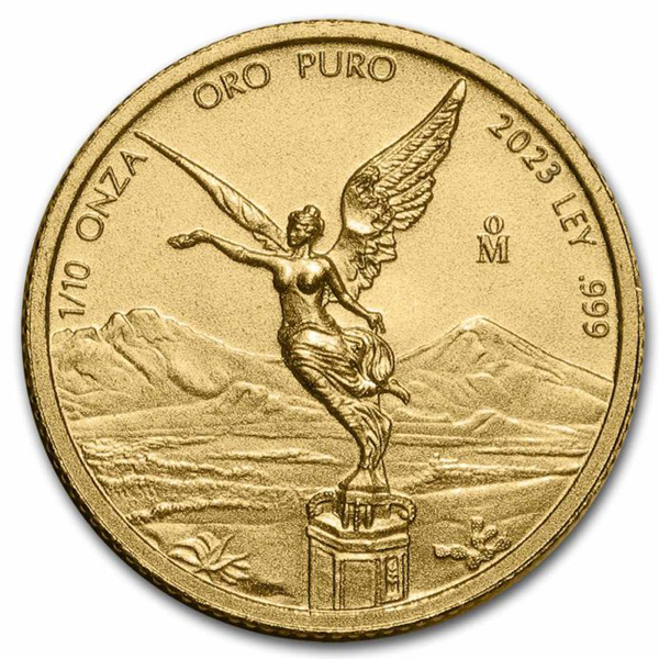 Buy the 2023 1/10 Oz Mexican Gold Libertad (BU) | Monument Metals