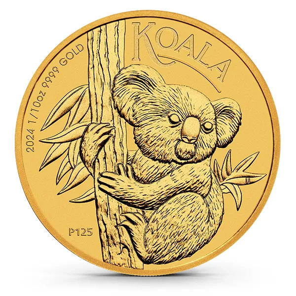 PTコアラ1/10oz Buy the 2024 Australia 1/10 Oz Gold Koala (BU) | Monument Metals