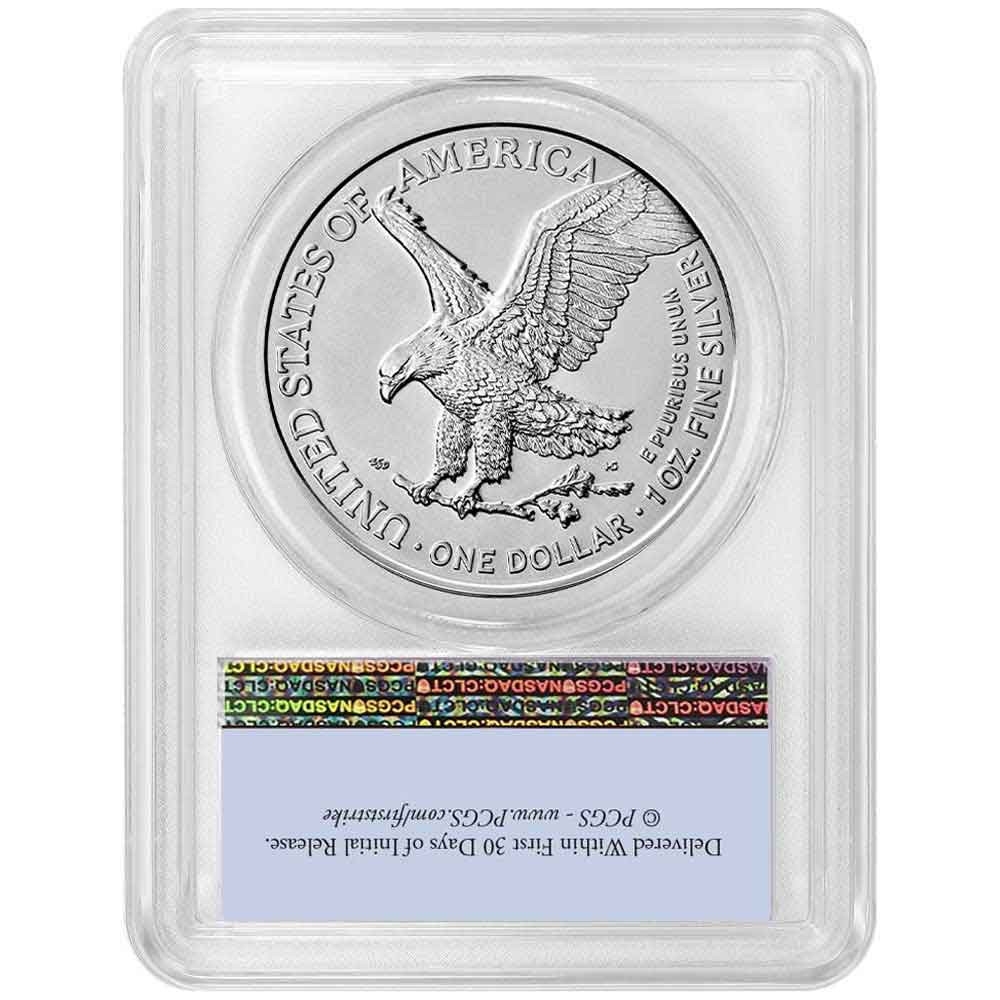 【新品】アメリカ銀貨 シルバーイーグルコイン2024 PCGS MS70 FS 374649_1.jpg