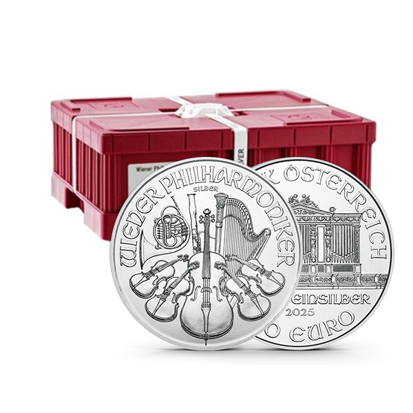 Buy 2025 Austria 1 Oz Silver Philharmonic (BU) Monster Box of 500