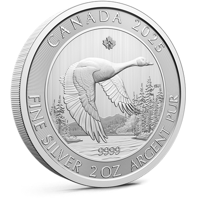 激安店舗 Goose Canada oz 2 2025 the Buy .9999 (BU Coin Silver コレクション