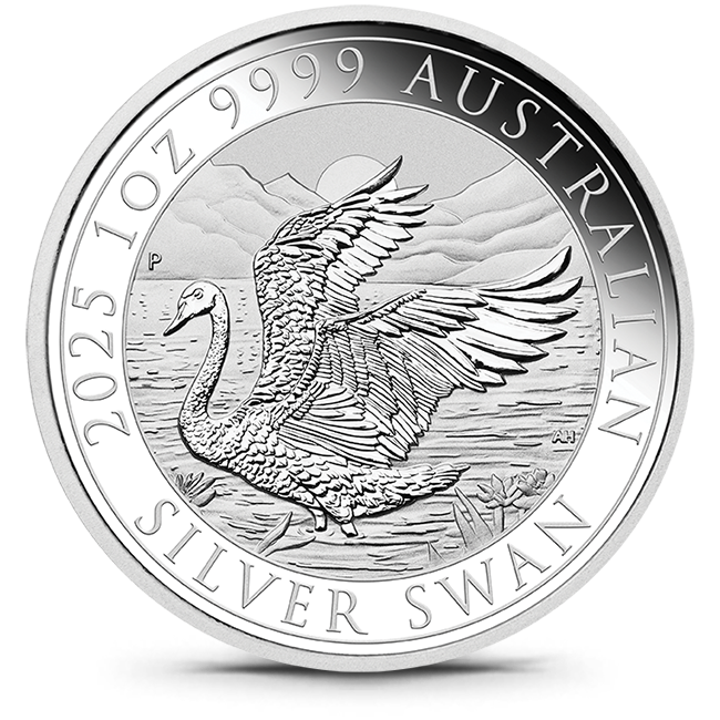 2025年 オーストラリアン・シルバー・スワン 1ドル Buy the 2025 Australian Swan 1 Oz Silver Bullion Coin (BU