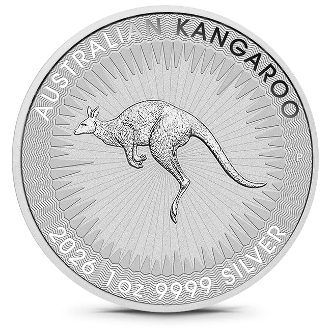 2026 1 Oz Australian Silver Kangaroo (BU) with Perth Mint "P" mint mark