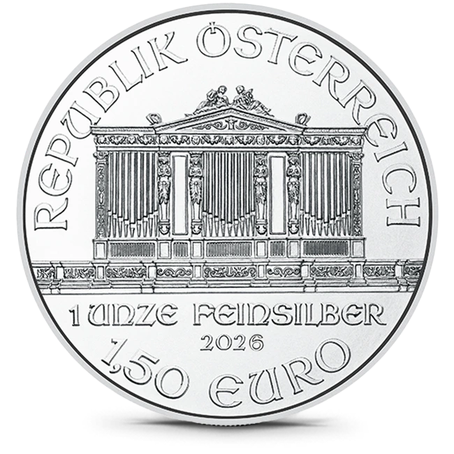 Buy the 2026 Austria 1 Oz Silver Philharmonic (BU) | Monument