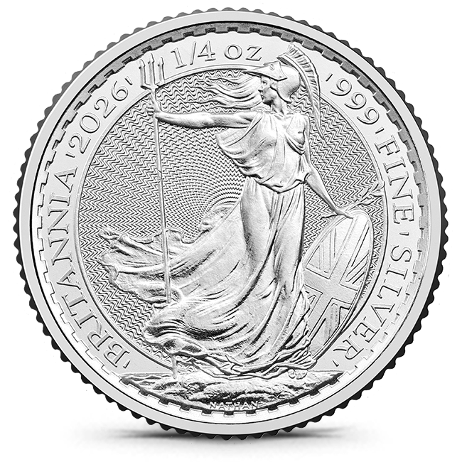 Buy the 2026 Great Britain 1/4 Oz Silver Britannia (BU) | Monument