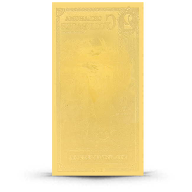 2025 $1 Florida Goldback Aurum Gold Foil Note 1/1000 Oz 24KT .999 FINE
