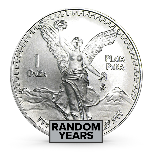 外国旧货币 Buy 1992-1995 1 Oz Mexican Silver Libertad Coin | Monument