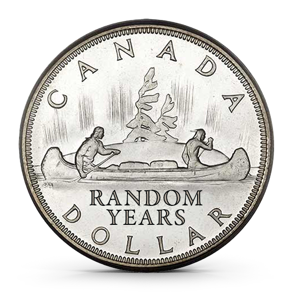 Buy 1958-1967 Canadian Silver Dollars in Almost Uncirculated and