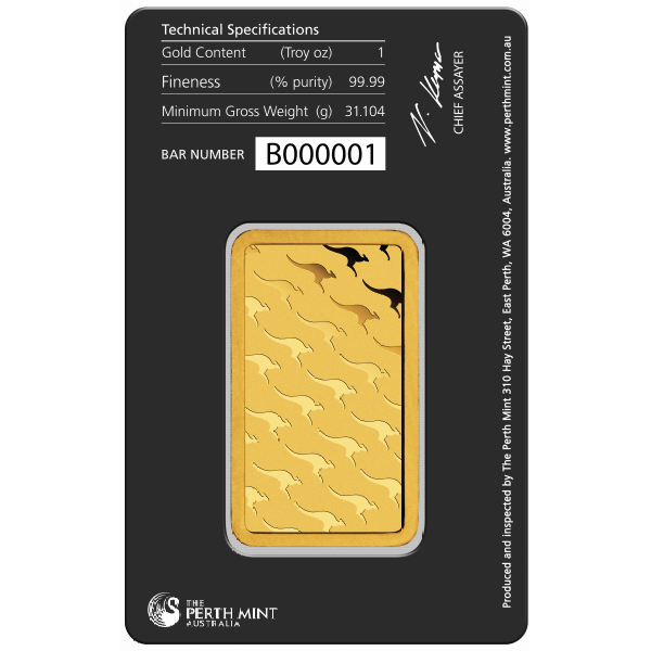 1 Gram Germania Mint Gold Bar (New w/ Assay) l JM Bullion™