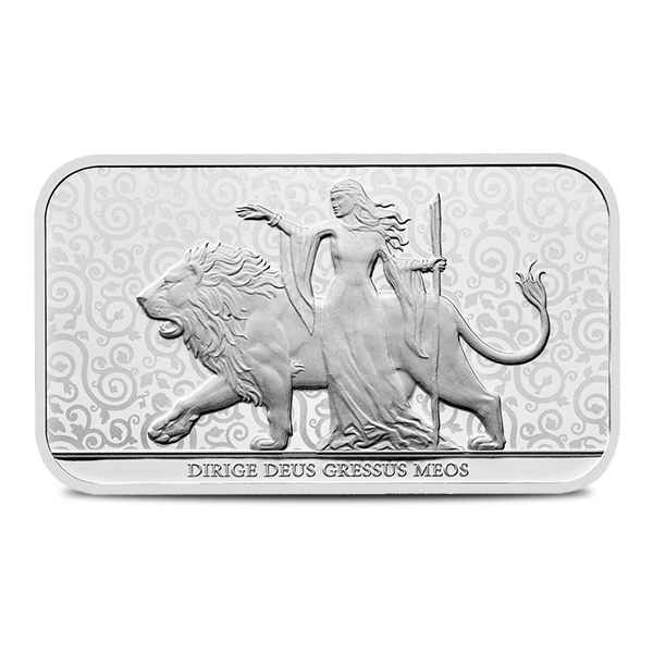 Buy the 2024 Una and the Lion 1 oz Silver Bar | Monument Metals