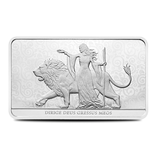 ウナ ライオン Una & The Lion ロイヤルミント シルバーバー ⑪ Buy the 2024 Una and the Lion 100 oz Silver Bar | Monument Metals