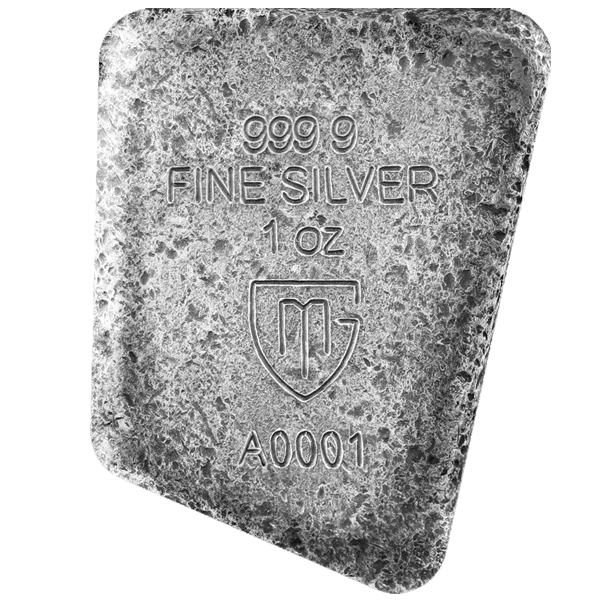 Buy the Germania Mint Algiz 1 Oz Silver Rune Cast Bar (New