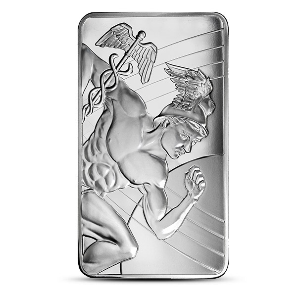 Buy the Sunshine Minting (SMI) 10 Oz Mercury Silver Bar | Monument