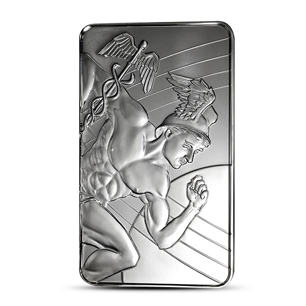 Buy the Sunshine Minting (SMI) 100 Oz Mercury Silver Bar
