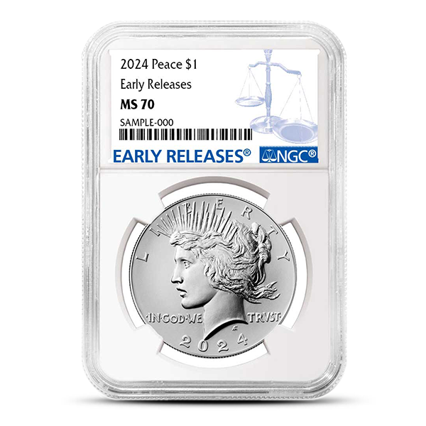 Buy the 2024 Peace Silver Dollar NGC MS70 (Early Release