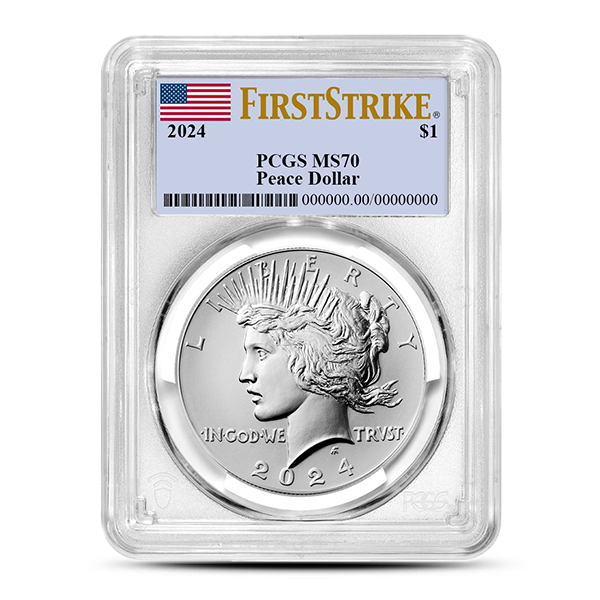Buy the 2024 Peace Silver Dollar PCGS MS70 (First Strike