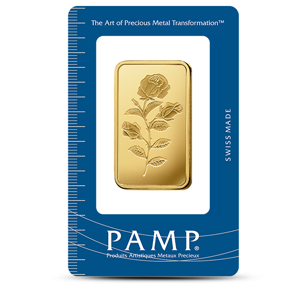 Buy the 1 Oz PAMP Suisse Rosa Gold Bar (In Assay) | Monument