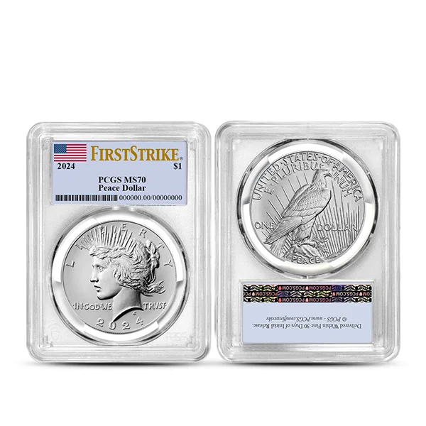 Buy the 2024 Peace Silver Dollar | Morgan Silver Dollar 2pc Set
