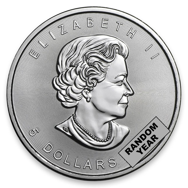 Buy the Canada 1 Oz Silver Maple Leaf BU (Dates Our Choice