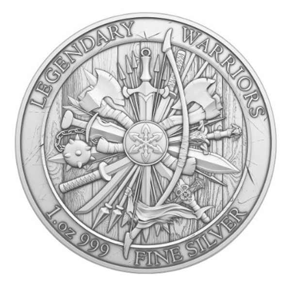 1 Troy oz Julius Caesar Design .999 Fine Silver Round |Legendary