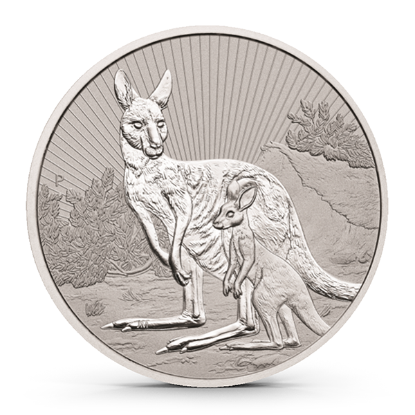 ゴルギーオージャー、カンツォーネ Lot of 10 - 2025 1 oz Australian Silver Kangaroo Coin .9999