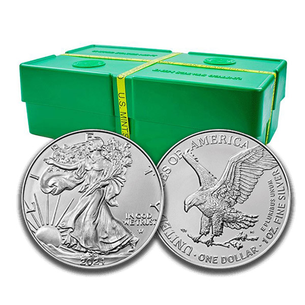 Buy the 2024 American Silver Eagle Monster Box of 500 Coins