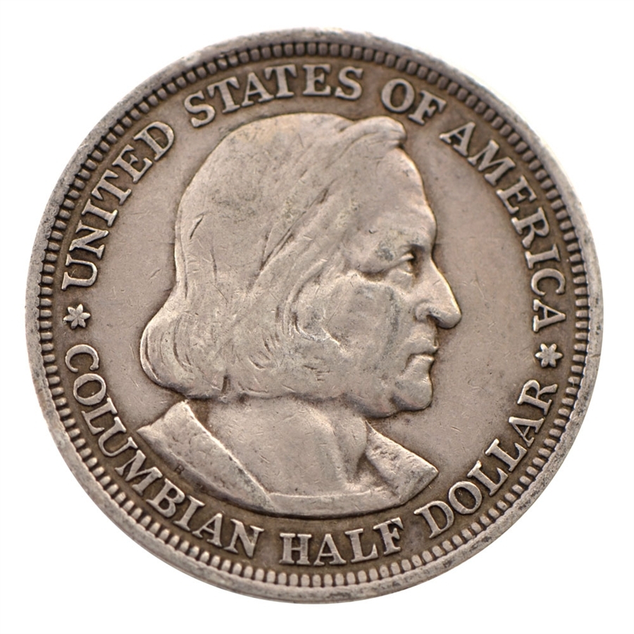 Buy 90% Silver 1892-1893 Columbian Expo Silver Half Dollar (Avg