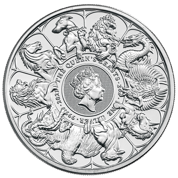 【英国銀貨】The Queen's Beasts グリフィン2oz ピエフォ銀貨 英国銀貨】The Queen's Beasts グリフィン2oz ピエフォ銀貨 Buy