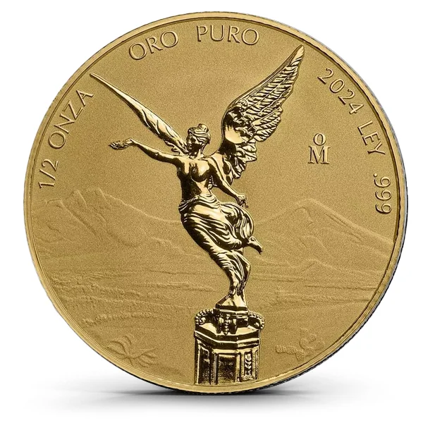 Buy the 2024 1/2 Oz Mexican Reverse Proof Gold Libertad | Monument