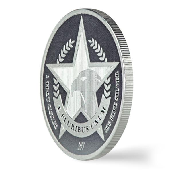 Buy the Asahi Liberty Bell 1 Oz Silver Round | Monument Metals